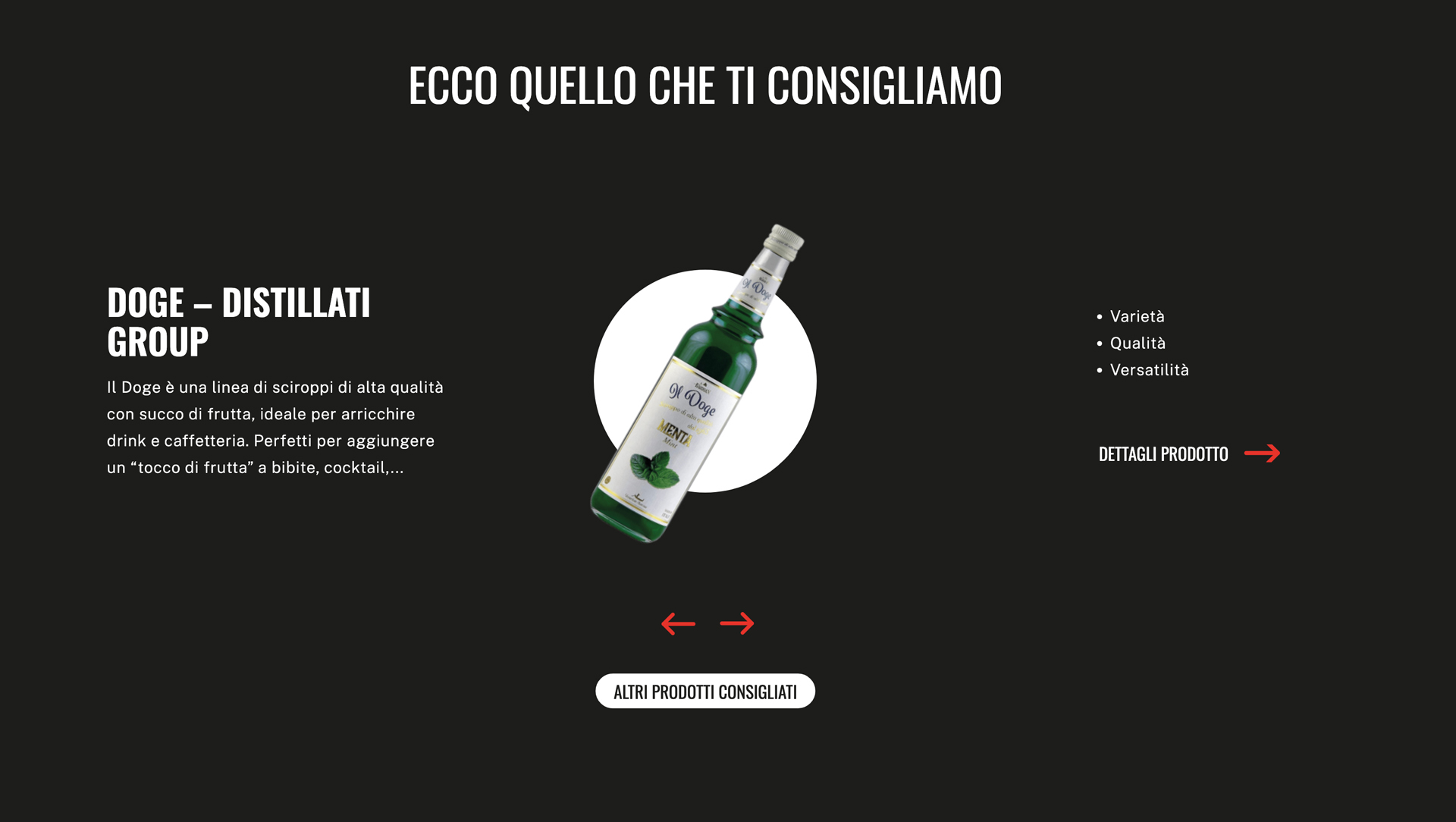 Relazione e consigli di navigazione