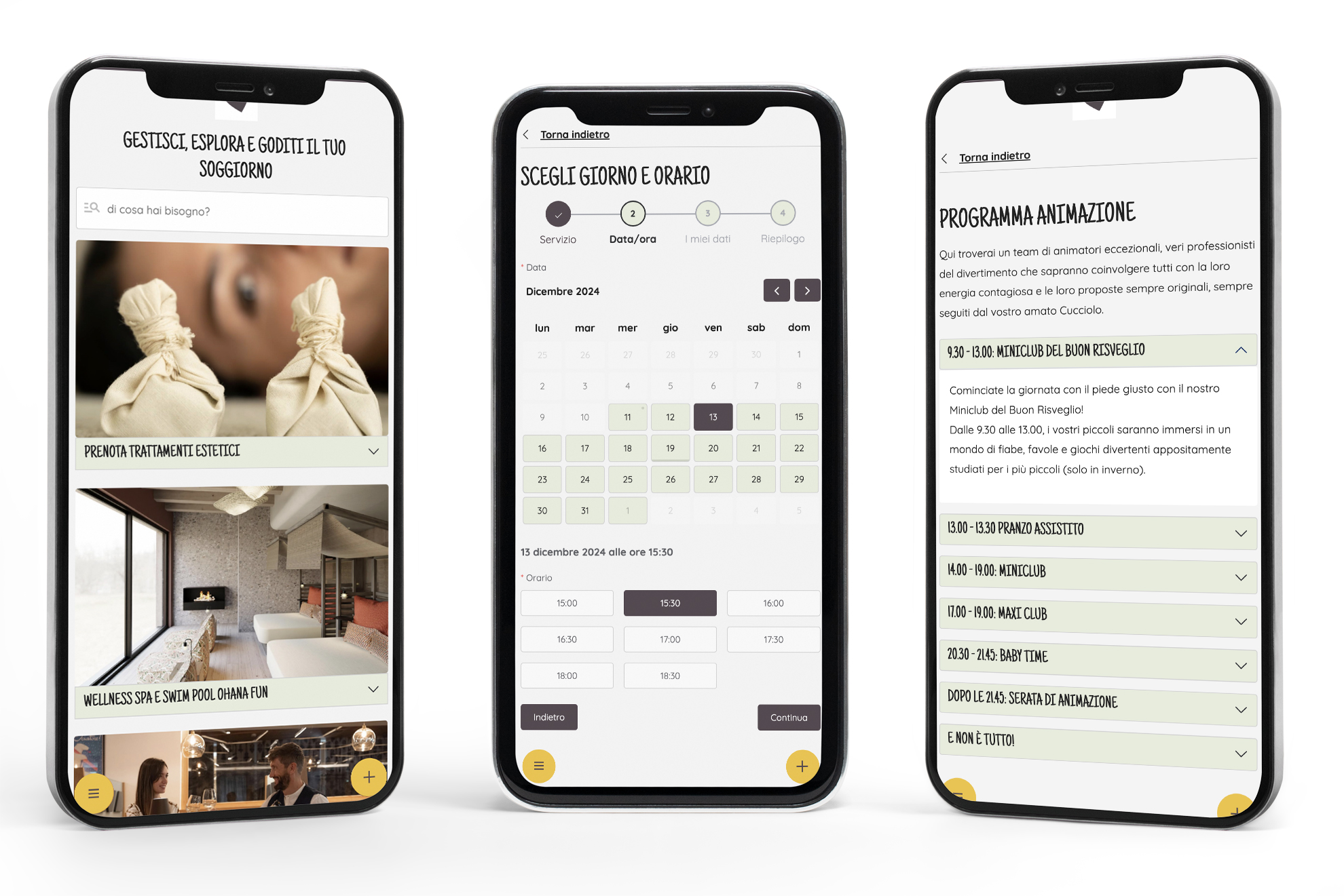 Prenotare i trattamenti estetici direttamente dallo smartphone